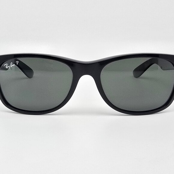 Ray-Ban RB2132 90158 Wayfarer Black Frame Polarized G-15 Green Lens Sunglasses - Picture 2 of 13